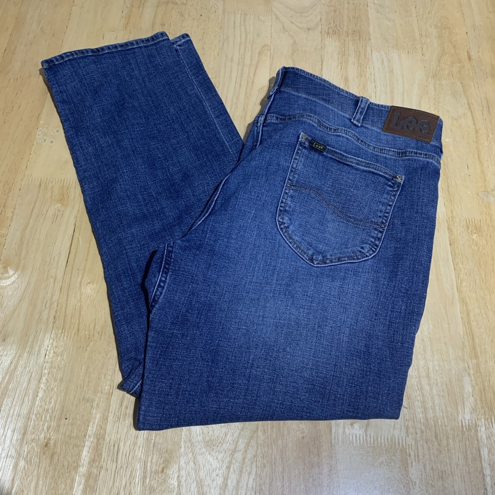 Lee Extreme Comfort MVP 40x32 Straight Fit Tapered Leg‎ Blue Performance Series